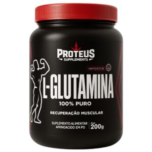 L-Glutamina 100% Puro - Pote de 200G