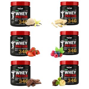 KIT Degustação Whey Protein Black Isolado 1,5kg - 6 Sabores