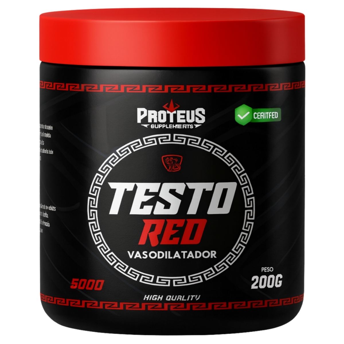 Testo Red Vasodilatador - Pote de 200G