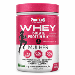 Whey Protein Isolado Mulher - Pote de 500g