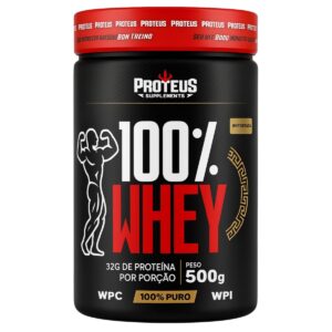 100% Whey Protein Isolado - Pote de 500g