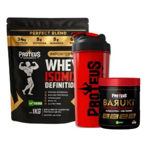 Whey Protein Black Isolado 1kg + Termogênico + Coqueteleira