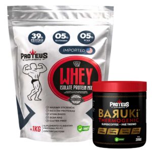 Whey Protein Silver Isolado 1kg + Termogênico