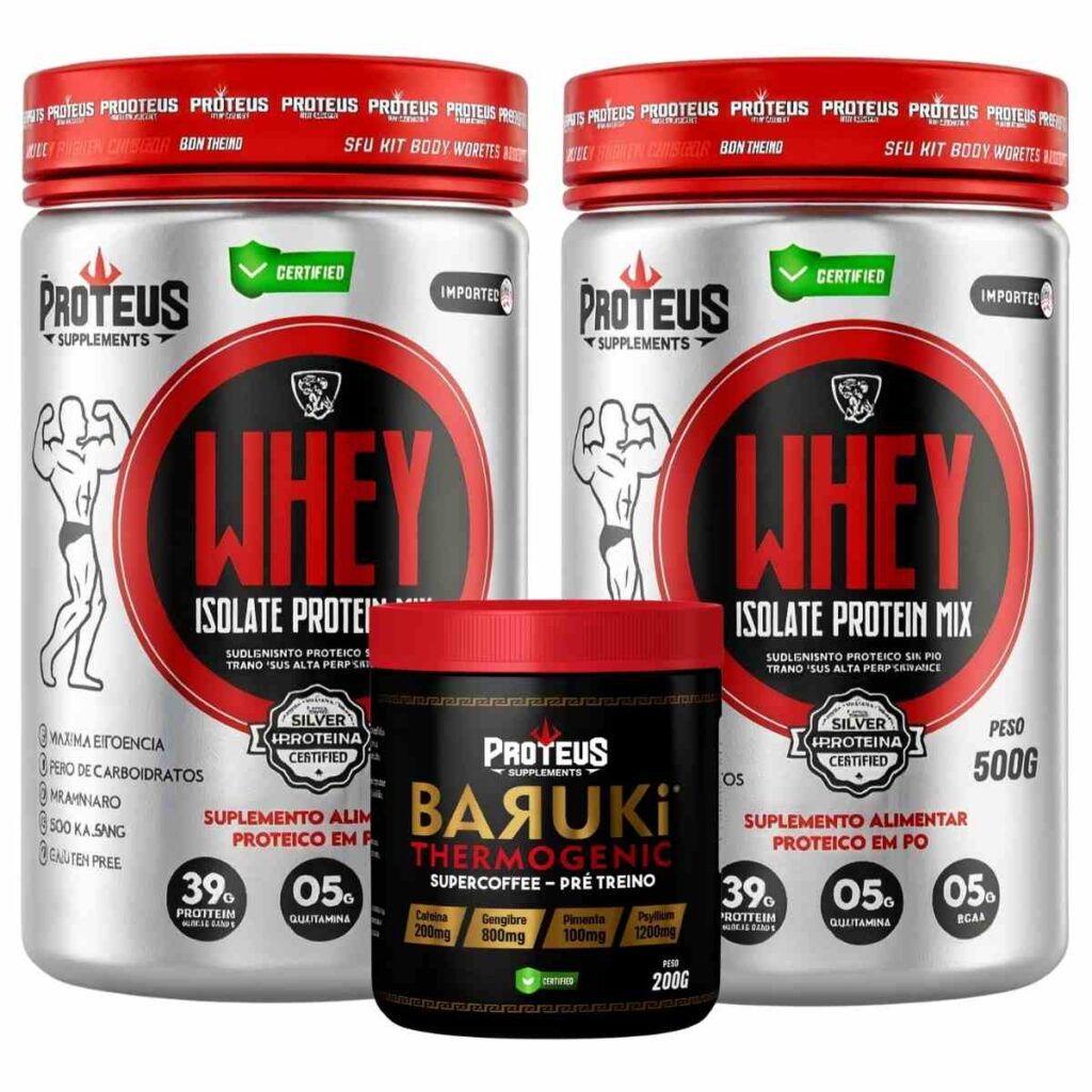Whey Protein Silver Isolado 1kg + Termogênico