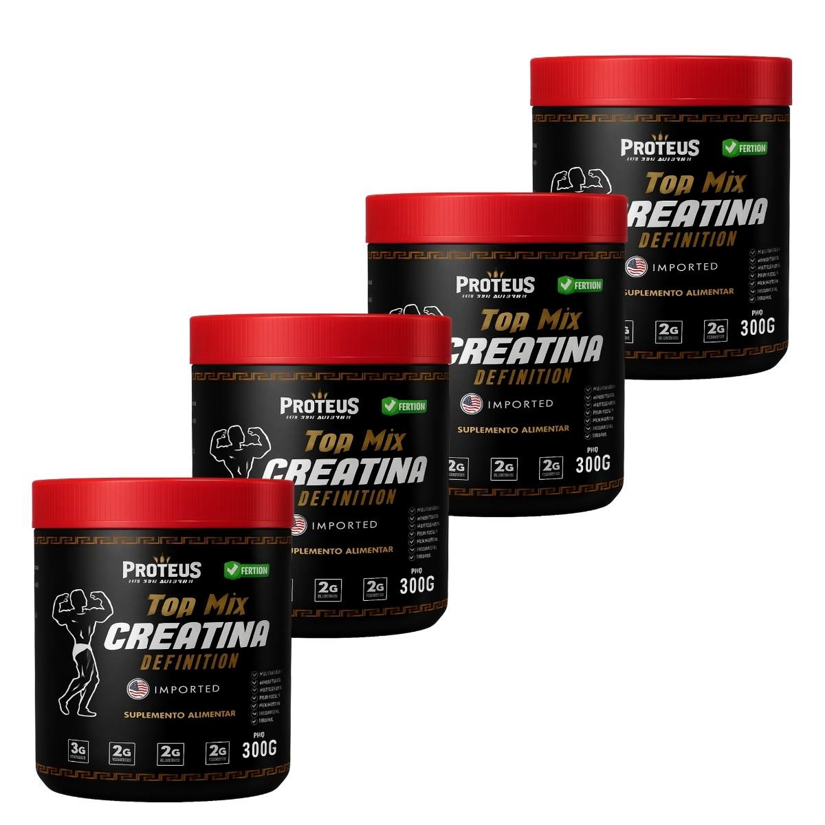 TopMix Creatina Definition - Pote - 1,2kg