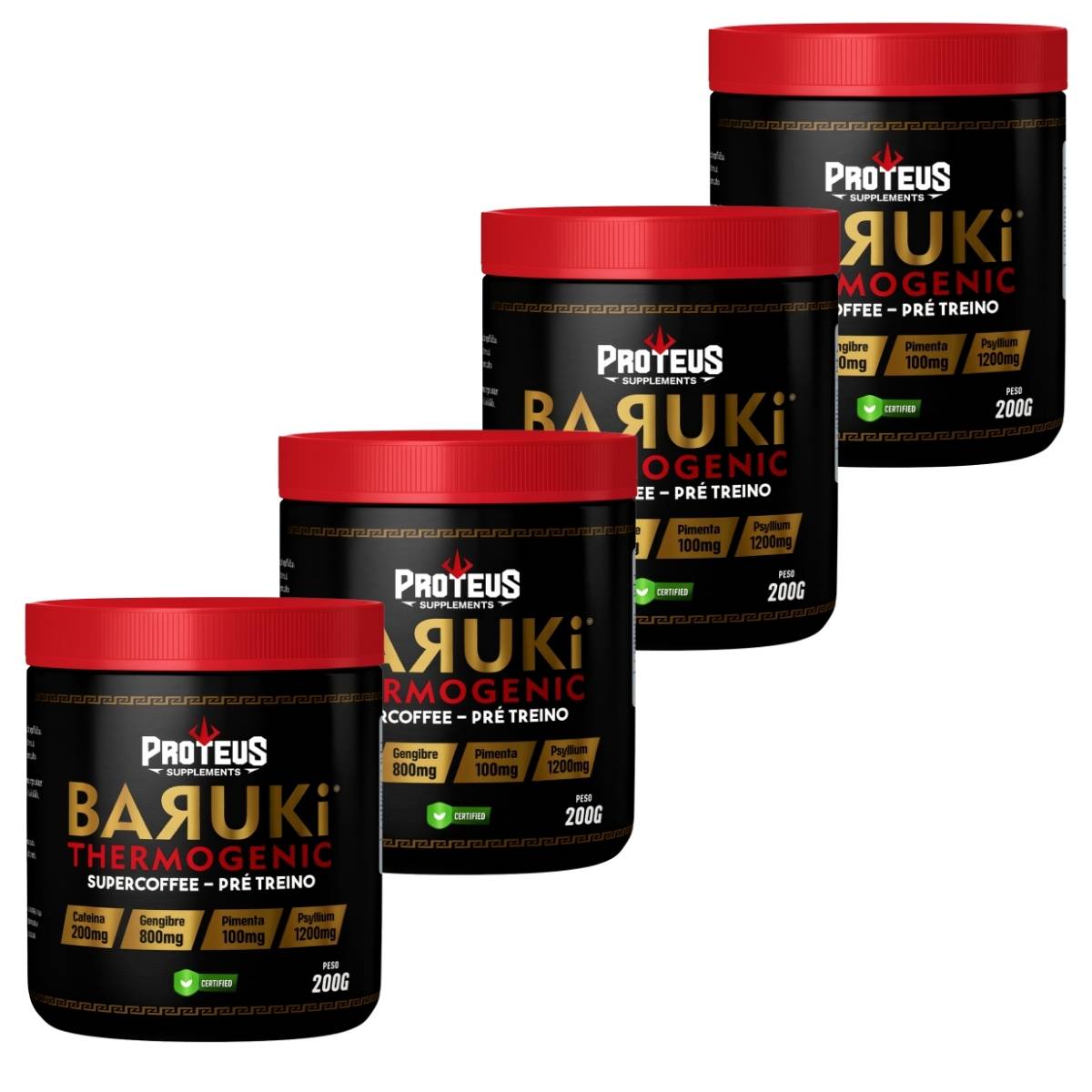Baruki Thermogênico Superocoffee - Pote - 800G