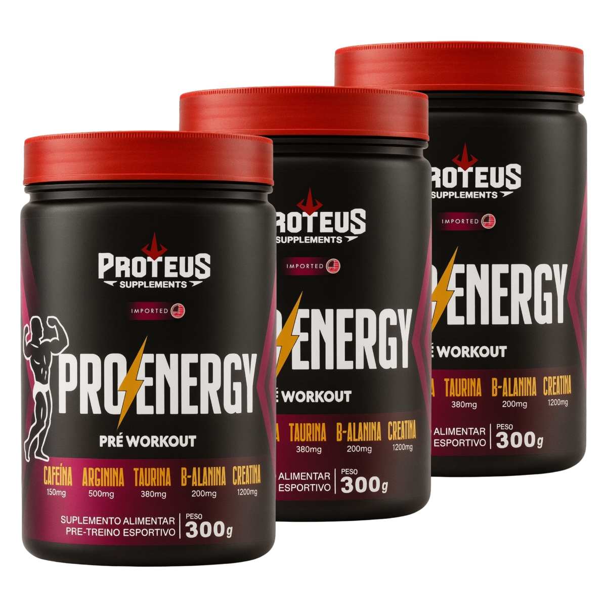 Pro Energy Pré Workout - Pote - 900G