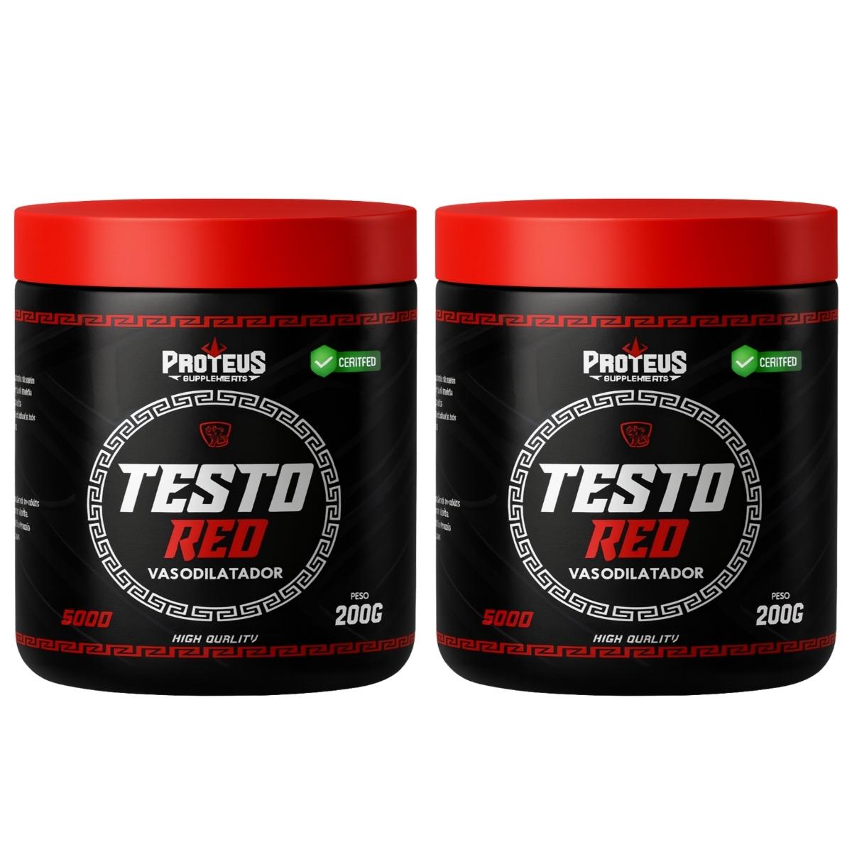 Testo Red Vasodilatador - Pote - 400G