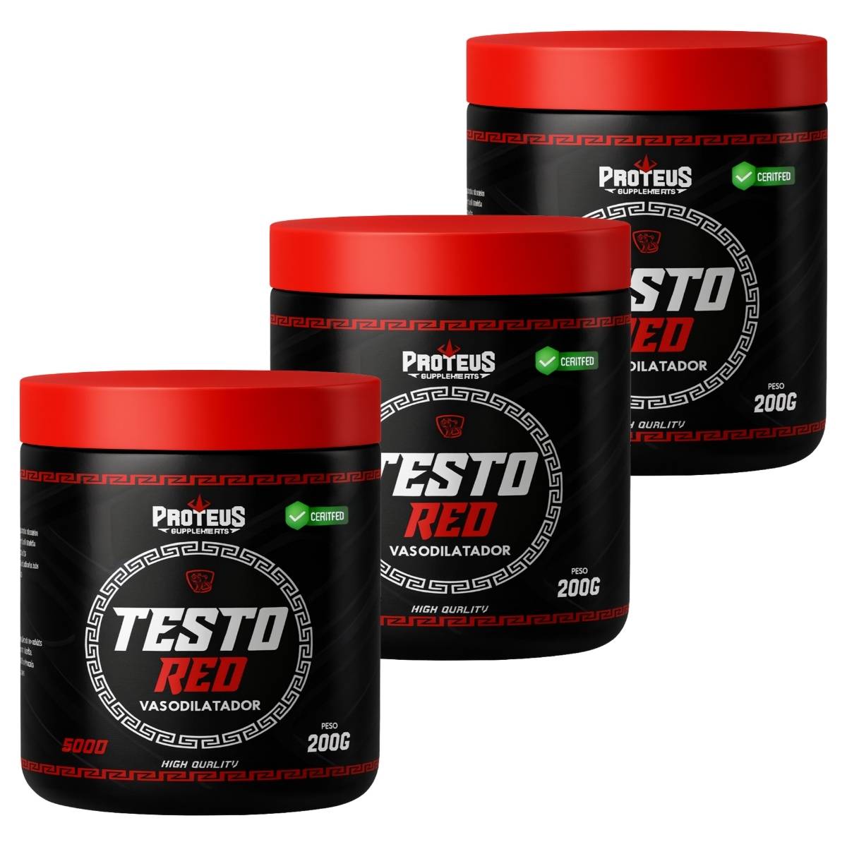 Testo Red Vasodilatador - Pote - 600G