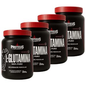 L-Glutamina 100% Puro - Pote - 800G