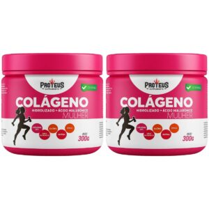 Colágeno Hidrolisado + Ácido Hilaurônico - Pote - 600G